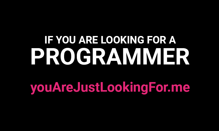 Frontend developer, javascript programmer is looking for a job